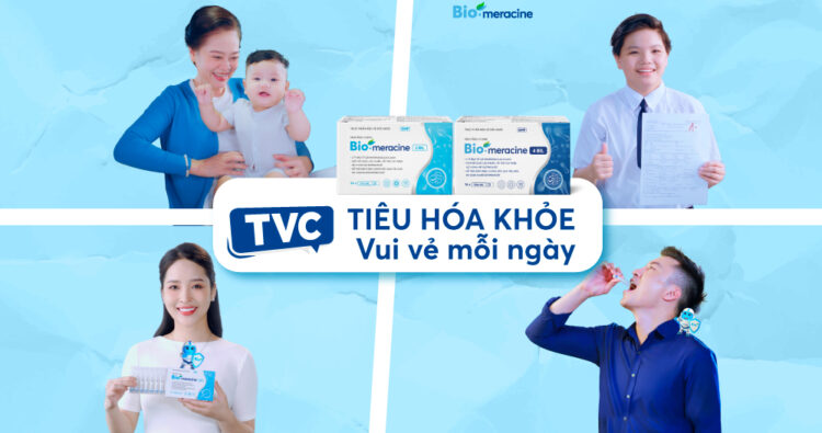 Bio-meracine bùng nổ cuối năm với TVC “TIÊU HÓA KHỎE, VUI VẺ MỖI NGÀY”