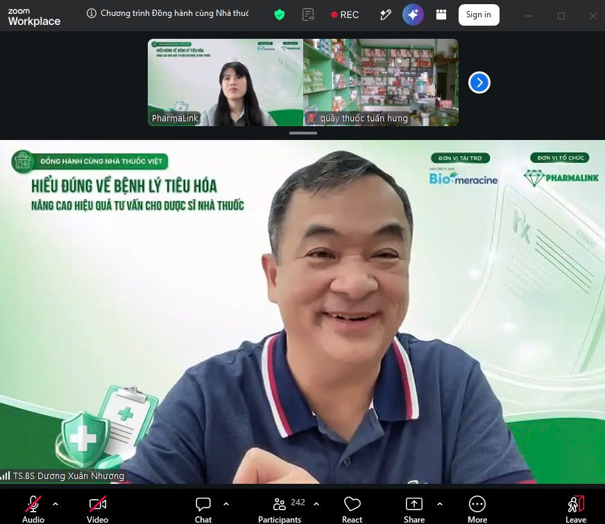 Workshop “Hiểu đúng về bệnh lý tiêu hóa” Meracine tổ chức