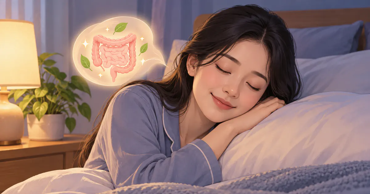 Ngủ nghỉ đều đặn và thư giãn để hỗ trợ sức khỏe đường ruột