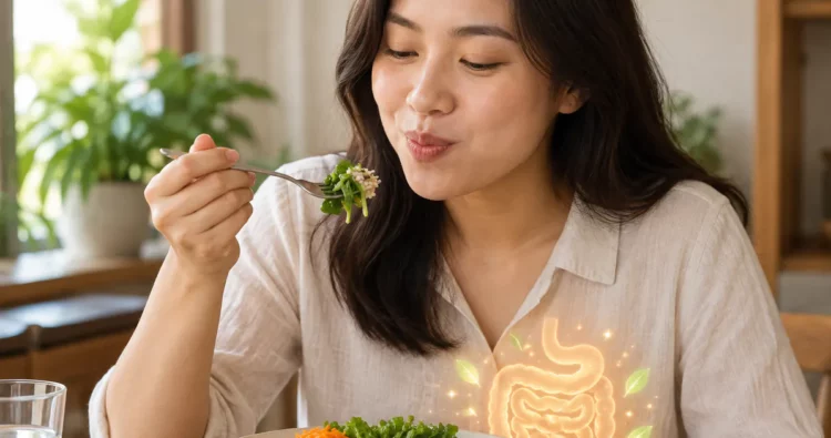 Hệ vi sinh đường ruột bị ảnh hưởng bởi thói quen ăn nhanh thế nào qua bữa ăn cân đối
