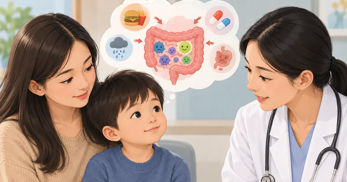 Cha mẹ đưa trẻ đi tư vấn khi có dấu hiệu tiêu hóa cần được đánh giá y tế