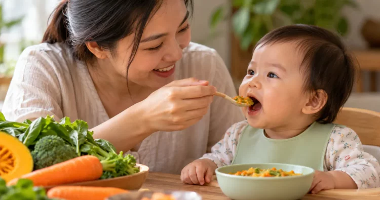 Ăn dặm ảnh hưởng đến hệ vi sinh đường ruột của bé ra sao qua bữa ăn đa dạng