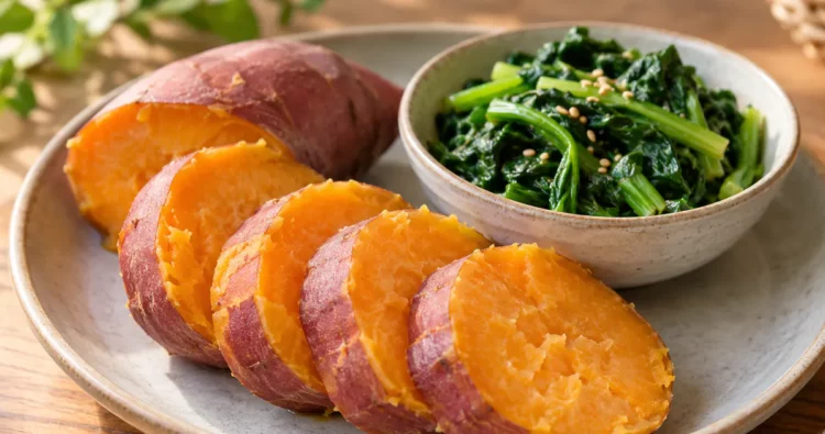 Ăn khoai lang có hỗ trợ nhu động ruột không qua bữa ăn giàu chất xơ