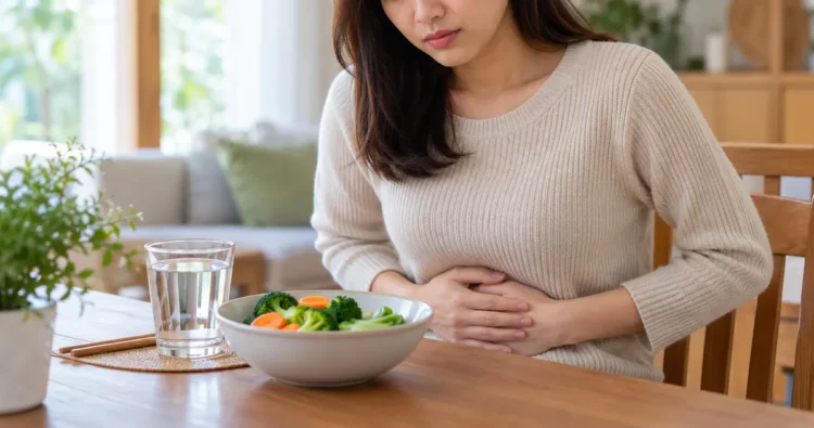 Ăn nhiều chất xơ đột ngột bị đầy bụng phải làm sao với bữa rau củ nấu chín tại nhà