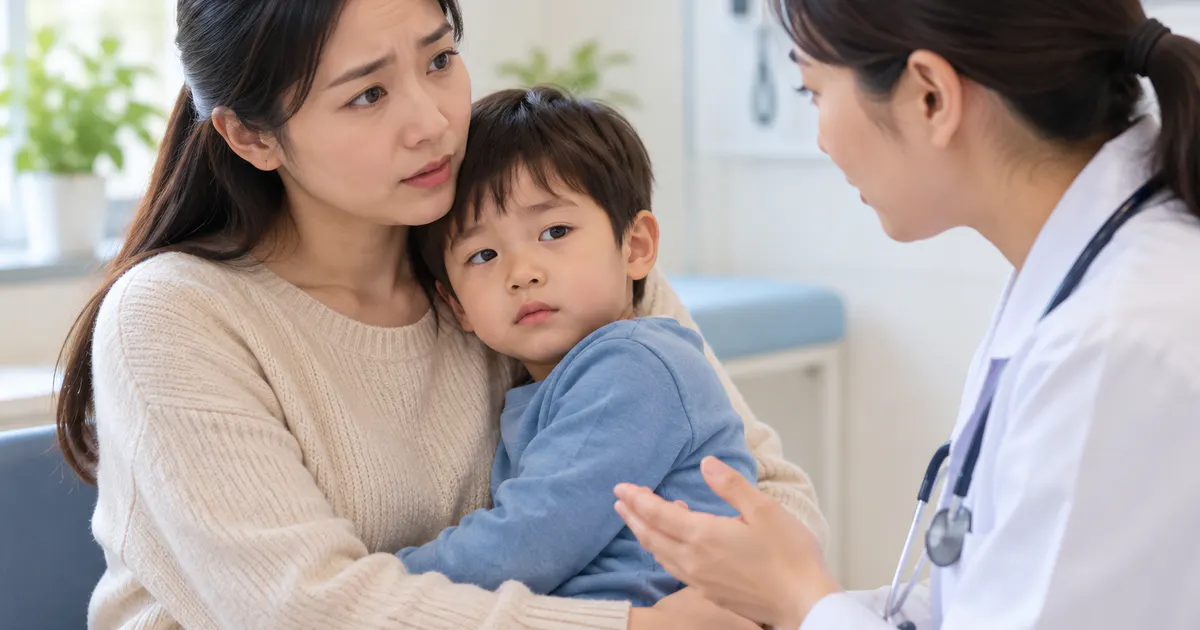 Cha mẹ đưa trẻ đi tư vấn y tế khi có dấu hiệu bất thường sau kháng sinh