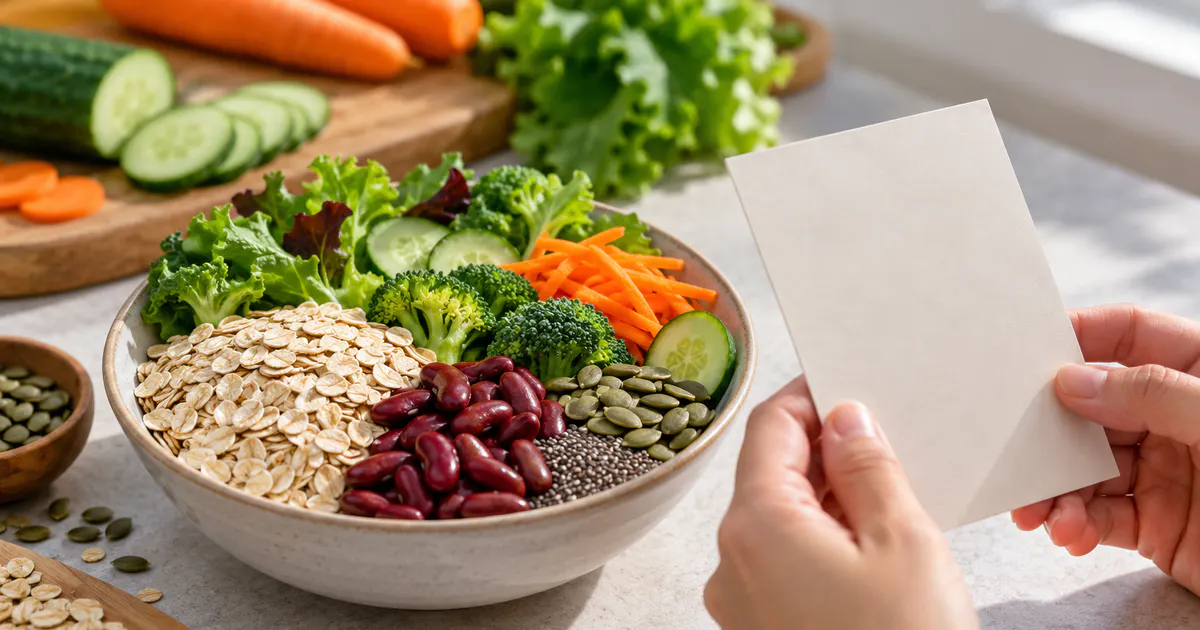 Các nguồn thực phẩm tự nhiên giúp nhận diện thành phần cung cấp chất xơ