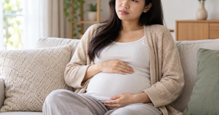 Bà bầu theo dõi đầy bụng khó tiêu khi mang thai nên xử lý ra sao trong bữa ăn lành mạnh