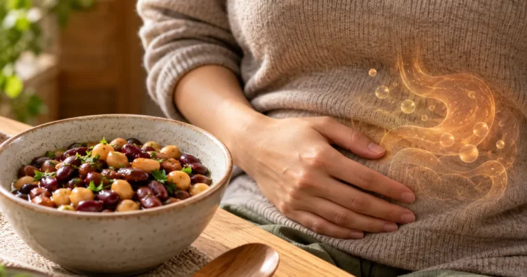 Đầy hơi sau khi ăn đậu nguyên nhân và cách giảm với bát đậu nấu mềm tại nhà