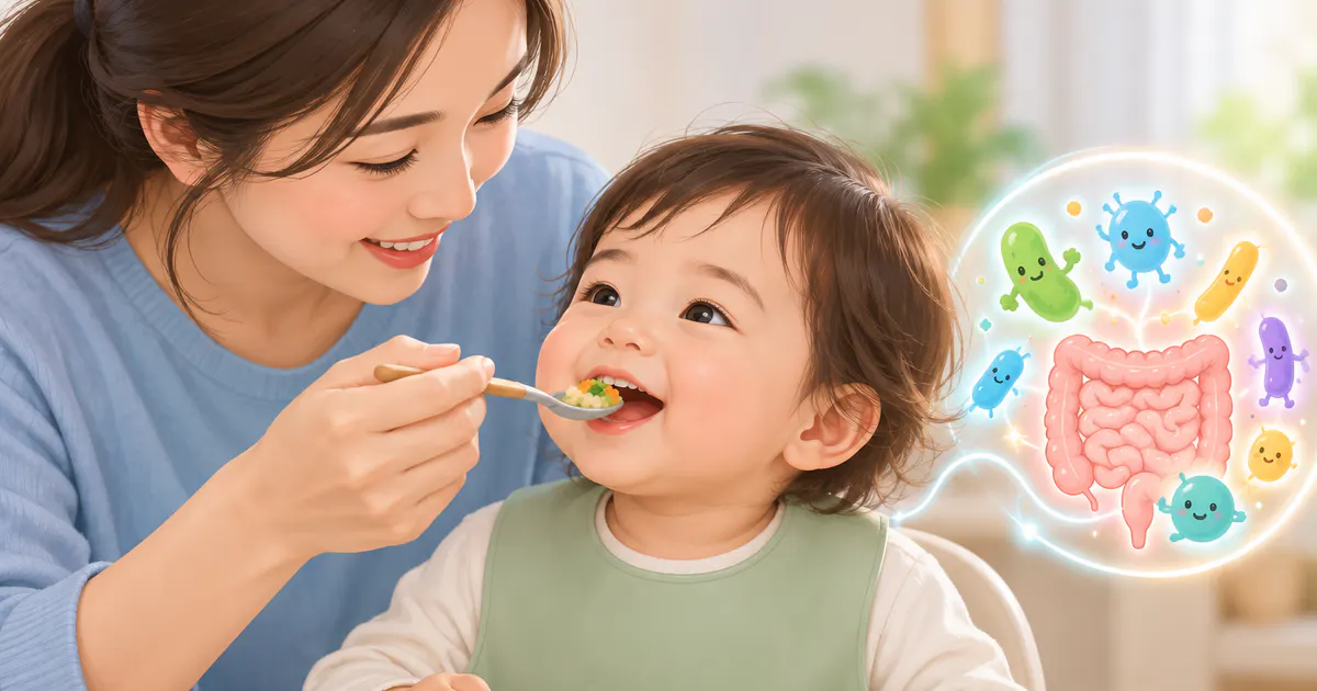 Trẻ nhỏ ăn đa dạng thực phẩm trong giai đoạn hệ vi sinh đường ruột phát triển
