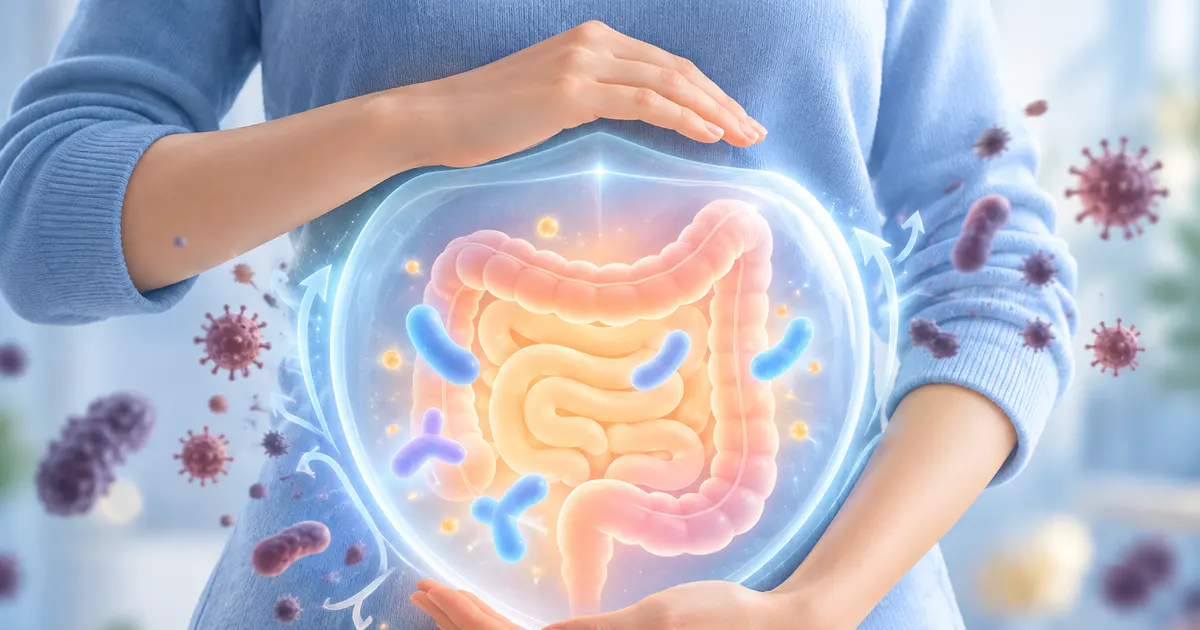 Minh họa hàng rào bảo vệ đường ruột ở người suy giảm miễn dịch