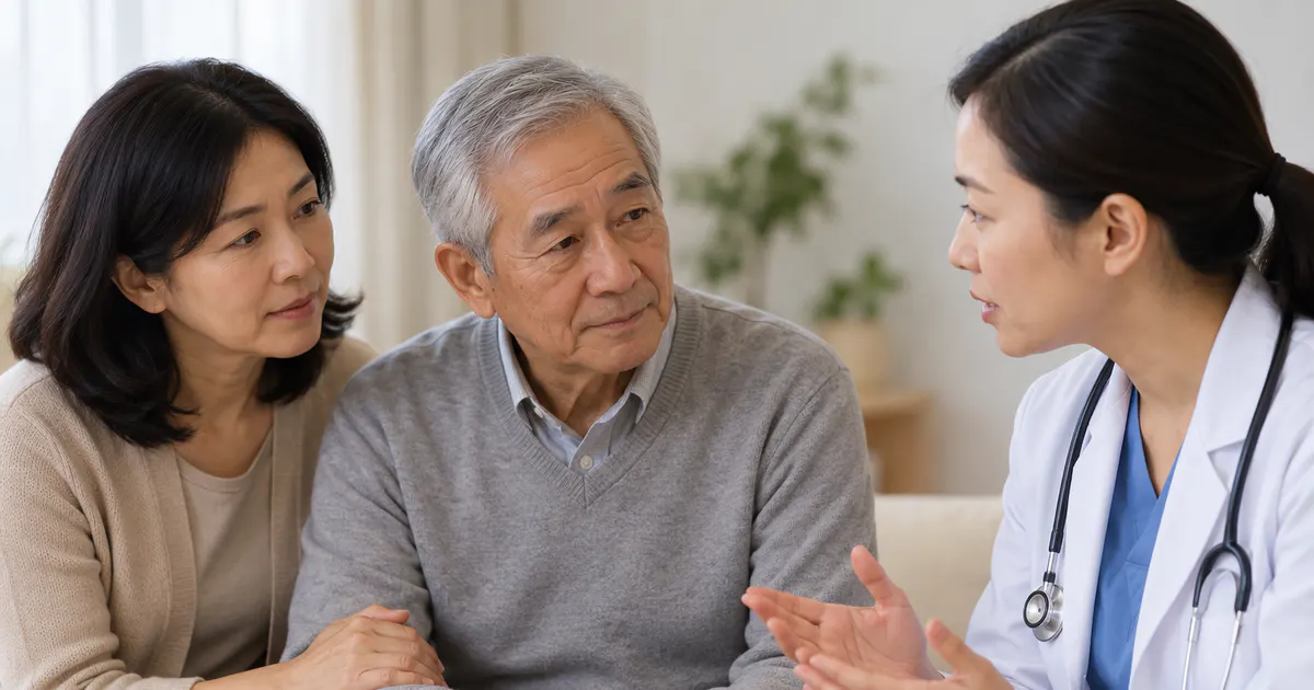 Người chăm sóc cùng người cao tuổi hỏi bác sĩ trước khi dùng men vi sinh