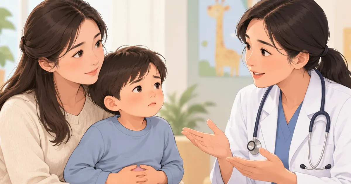 Cha mẹ trao đổi với nhân viên y tế khi trẻ có dấu hiệu bất thường sau khi uống sữa
