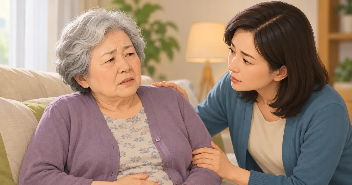 Người chăm sóc nhận biết dấu hiệu cảnh báo táo bón ở người cao tuổi