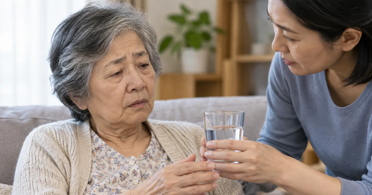 Người lớn tuổi dễ mất nước khi tiêu chảy vì sao và cách người chăm sóc theo dõi an toàn