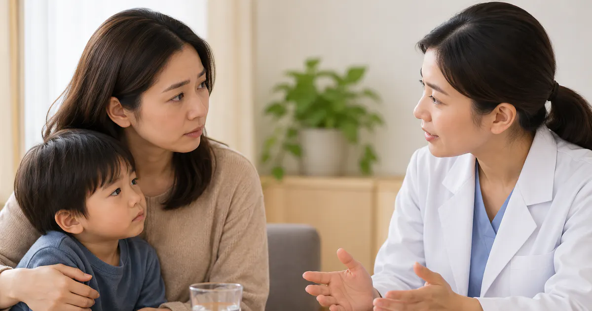 Trao đổi nhật ký triệu chứng tiêu hóa với nhân viên y tế