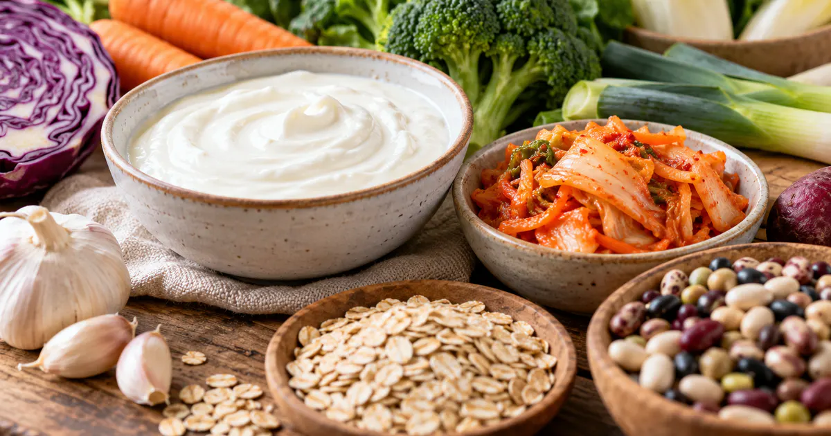 Sữa chua và thực phẩm lên men có phải prebiotic không bên cạnh rau củ giàu chất xơ