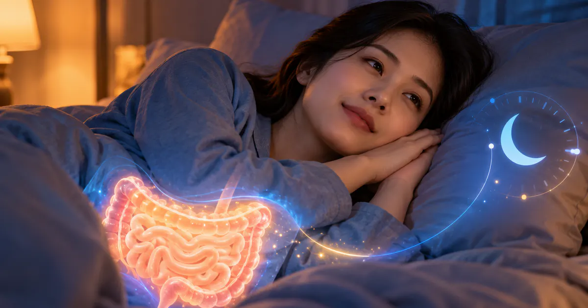 Người trưởng thành chuẩn bị ngủ, minh họa thiếu ngủ ảnh hưởng đến hàng rào bảo vệ đường ruột không