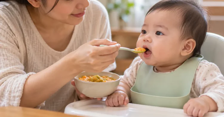 Trẻ 6 tháng bắt đầu ăn dặm bị táo bón: nguyên nhân và cách xử trí