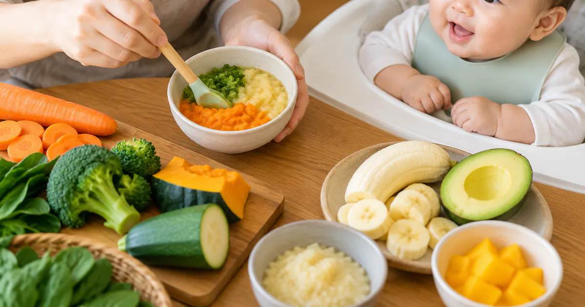 Chuẩn bị bữa ăn dặm mềm, đa dạng và đủ độ ẩm cho trẻ nhỏ