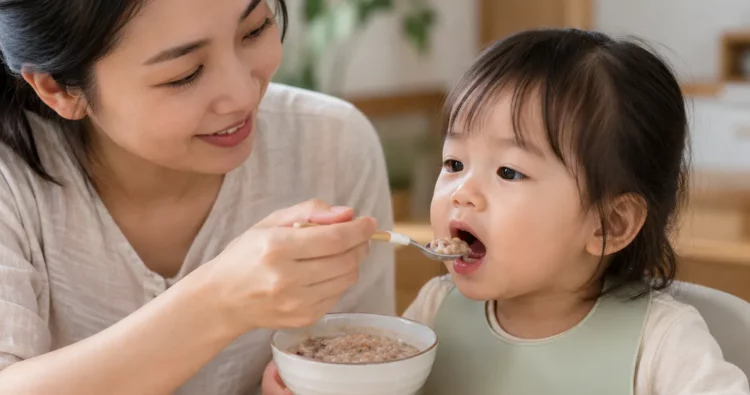 Trẻ nhỏ ăn ngũ cốc nguyên hạt bao nhiêu là phù hợp trong bữa ăn gia đình